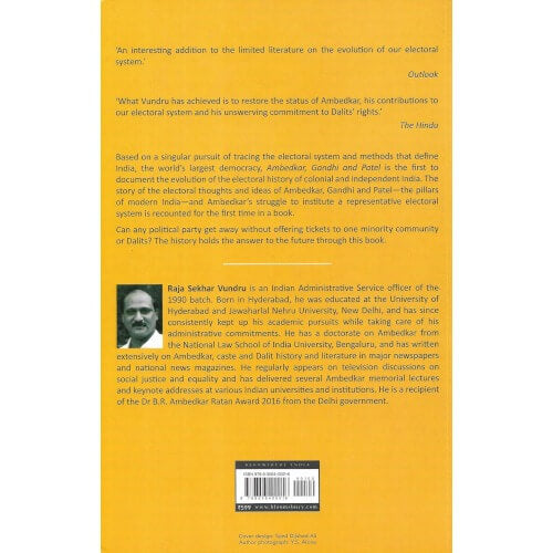 Ambedkar, Gandhi and Patel The Making Of India's Electoral System, Raja Sekhar Vundru, Bloomsbury,Periyarbooks