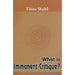 What is Immanent Critique?